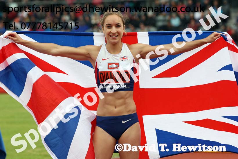 Womens 400 metres, British Championships, Birmingham. Photo: David T. Hewitson/Sports for All Pics